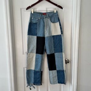 Y2K Signature8 Light Blue Denim Jeans